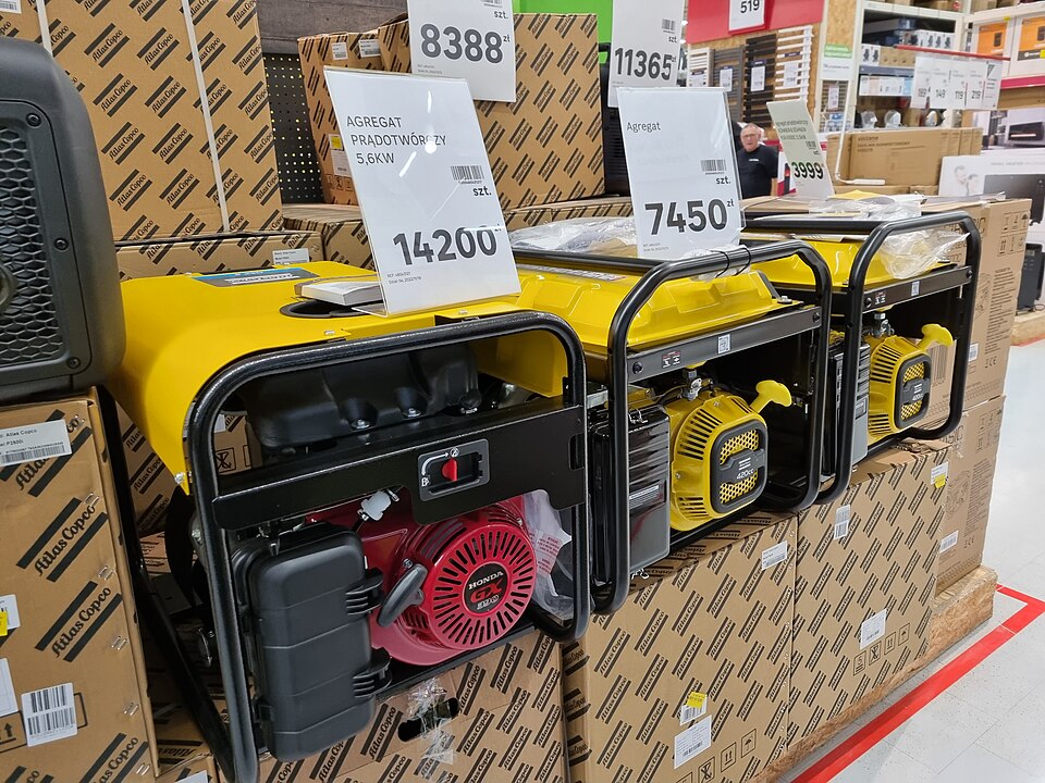Portable generators on eBay