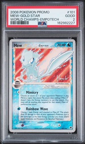 Mew Gold Star Worlds promo on eBay