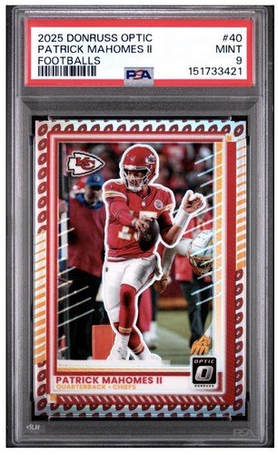 Patrick Mahomes Donruss Optic on eBay