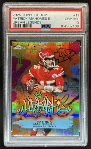Mahomes Topps Chrome Urban Legends on eBay